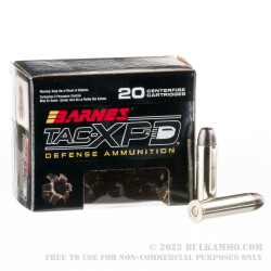 20 Rounds of .357 Mag Ammo by Barnes TAC-XPD - 125gr HP