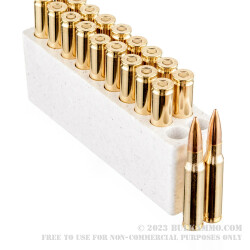 20 Rounds of .308 Win Ammo by Winchester Supreme Match - 168gr HPBT MatchKing