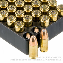 50 Rounds of 9mm Ammo by Magtech - 124gr JHP