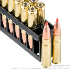 20 Rounds of .300 AAC Blackout Ammo by Hornady BLACK - 110gr V-MAX