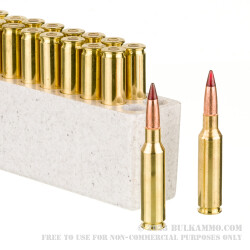 20 Rounds of 6.5mm Creedmoor Ammo by Winchester Deer Season XP Copper Impact - 125gr Extreme Point