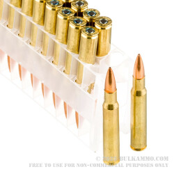 20 Rounds of 30-06 Springfield Ammo by Federal - 168gr HPBT MatchKing