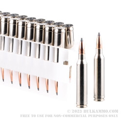 20 Rounds of 7mm Rem Mag Ammo by Federal Premium - 160gr Nosler Partition