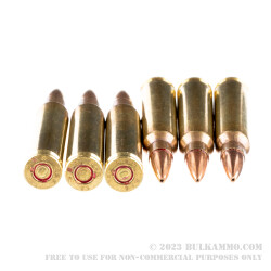 1000 Rounds of 5.56x45 Ammo by Magtech - 77gr HPBT Cannelured MatchKing