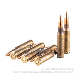 *Tarnished* 500 Rounds of 7.62x51mm Ammo by Lake City - 149 Grain FMJBT M80