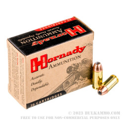 20 Rounds of .40 S&W Ammo by Hornady - 155gr JHP