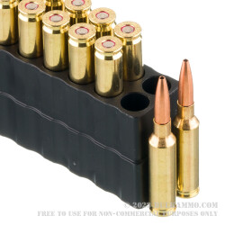 100 Rounds of 6.5 Creedmoor Ammo by Black Hills Ammunition Gold - 130gr Dual Performance