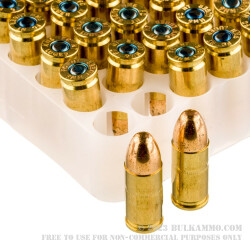 1000 Rounds of 9mm Ammo by Federal American Eagle - 124gr TMJ