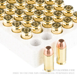 50 Rounds of .40 S&W Ammo by Winchester - 180gr FMJ