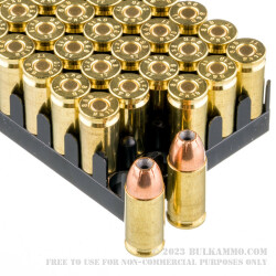 50 Rounds of 9mm Ammo by Sellier & Bellot - 115gr JHP