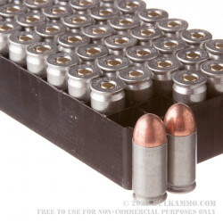 50 Rounds of .45 ACP Ammo by Silver Bear - 230gr FMJ