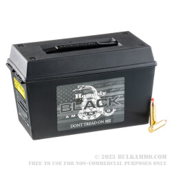 150 Rounds of .450 Bushmaster Ammo by Hornady BLACK in Field Box - 250gr FTX