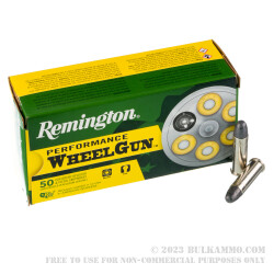 50 Rounds of .38 Spl Ammo by Remington Performance WheelGun - 158gr LRN