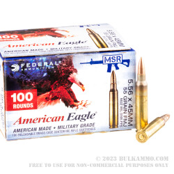 500 Rounds of 5.56x45 Ammo by Federal - 55gr FMJBT
