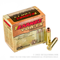 20 Rounds of .357 Mag Ammo by Barnes - 140gr XPB HP