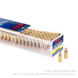 500 Rounds of .22 Short Ammo by CCI - 27 gr CPCHP HV