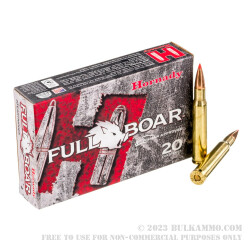 20 Rounds of 30-06 Springfield Ammo by Hornady - 165gr GMX