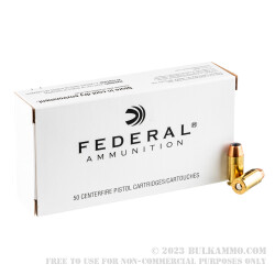 1000 Rounds of .45 ACP Ammo by Federal - 185gr JHP