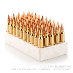 500  Rounds of .223 Ammo by Hornady - 52gr HPBT