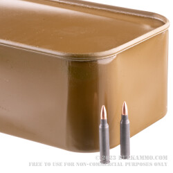 500 Rounds of .223 Ammo in Spam Can by Wolf Military Classic - 55gr FMJ