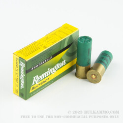 5 Rounds of 12ga Ammo by Remington Express -  #1 Buck