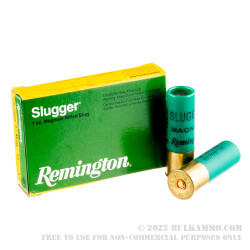 250 Rounds of 12ga 3" Ammo by Remington - 1 ounce Rifled Slug