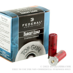 25 Rounds of 12ga Ammo by Federal - 1 1/8 ounce #7 1/2 shot