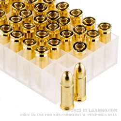 50 Rounds of .25 ACP Ammo by Fiocchi - 50gr FMJ