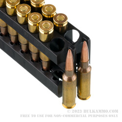 20 Rounds of 6.5 Creedmoor Ammo by Aguila - 140gr FMJBT