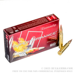 20 Rounds of .338 Win Mag Ammo by Hornady - 225gr SST
