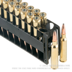 20 Rounds of 6.5x55mm SE Ammo by Federal - 140gr Fusion