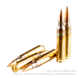200 Rounds of .223 Ammo by ADI - 69gr HPBT Sierra MatchKing