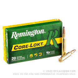20 Rounds of .270 Win Ammo by Remington - 150gr SP