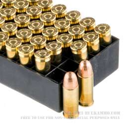 50 Rounds of .38 Super +P Ammo by PMC - 130gr FMJ
