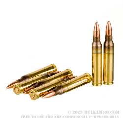 30 Rounds of 5.56x45 Ammo by Israeli Military Industries - 55gr FMJ M193