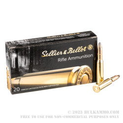 20 Rounds of 7.62x54r Ammo by Sellier & Bellot - 180gr SP