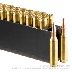 200 Rounds of .243 Win Ammo by Hornady American Whitetail - 100gr SPBT