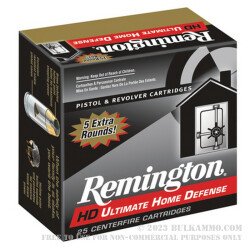 9mm 124 gr JHP Remington Ultimate Home Defense Ammunition For Sale!