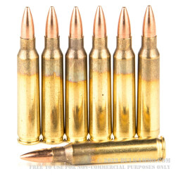 20 Rounds of 5.56x45 Ammo by Bosnian Surplus - 55gr FMJ