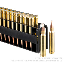 20 Rounds of 7mm Rem Mag Ammo by Federal - 175gr Fusion