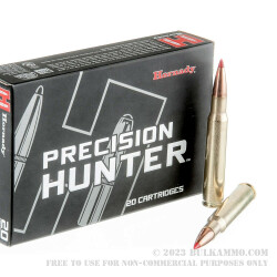 20 Rounds of 30-06 Springfield Ammo by Hornady Precision Hunter - 178gr ELD-X