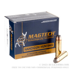 20 Rounds of .454 Casull Ammo by Magtech - 240gr SJSP