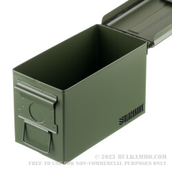 1 Brand New Mil-Spec .50 Cal M2A1 Green Ammo Can