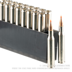 20 Rounds of .270 Win Ammo by Hornady Outfitter - 130gr GMX