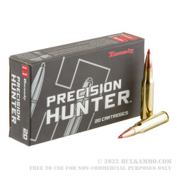 200 Rounds of .308 Win Ammo by Hornady Precision Hunter - 178gr ELD-X