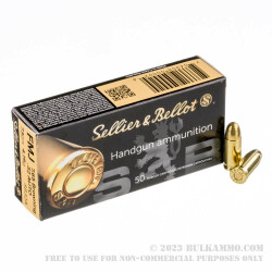 50 Rounds of .32 ACP Ammo by Sellier & Bellot - 73gr FMJ