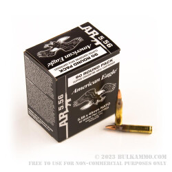 90 Rounds of 5.56x45 Ammo by Federal - 55gr FMJBT