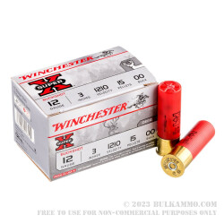 150 Rounds of 12ga Ammo by Winchester Super-X - 00 Buck
