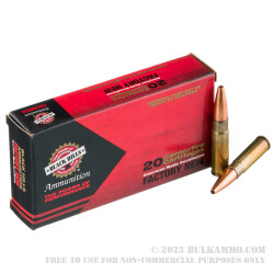 20 Rounds of .300 AAC Blackout Ammo by Black Hills Ammunition - 115gr Dual Performance