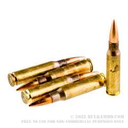 20 Rounds of 7.62x51mm Ammo by Federal American Eagle - XM80CL - 149gr FMJ